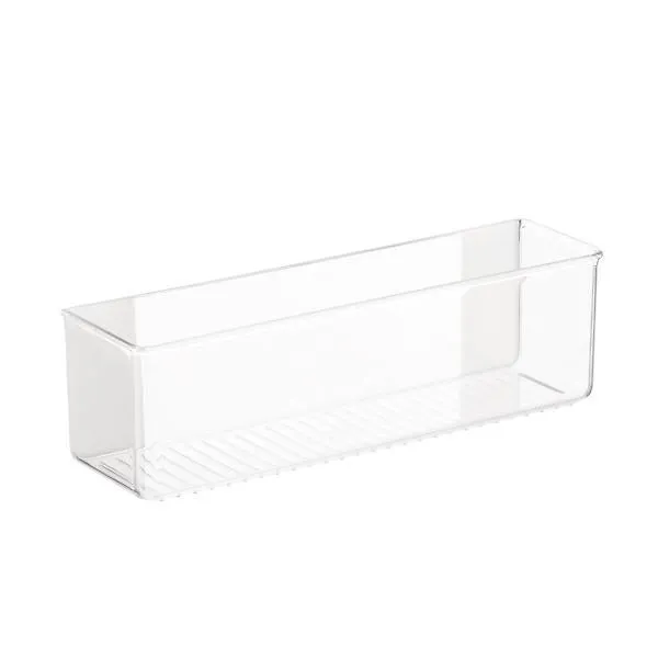 iDESIGN Affixx Adhesive Organizer Bin Clear