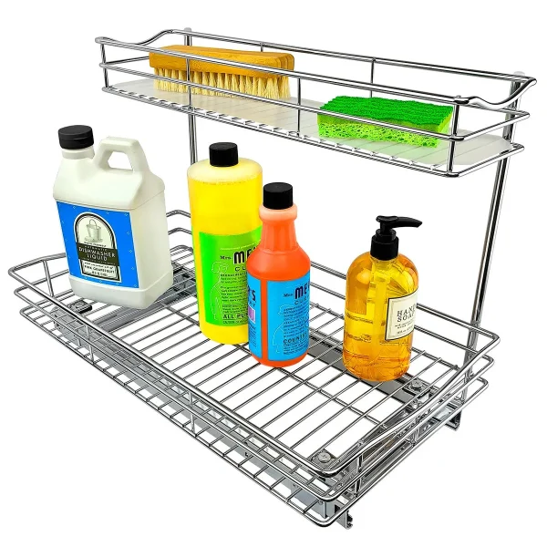 LYNK 11.5 x 18 Shelf Organizer Chrome