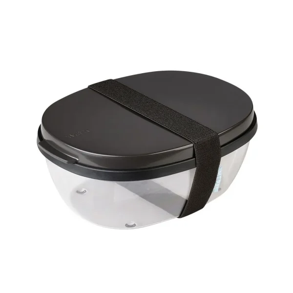 Mepal ELLIPSE On-The-Go Salad Box Nordic Black