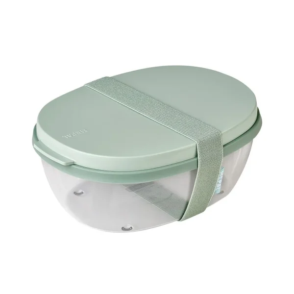 Mepal ELLIPSE On-The-Go Salad Box Nordic Sage