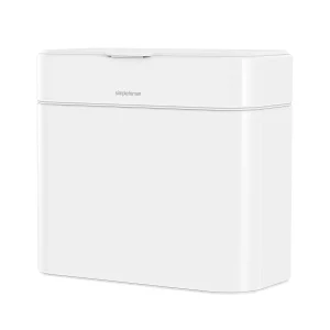 simplehuman 1 gal./4L Compost Caddy White Steel