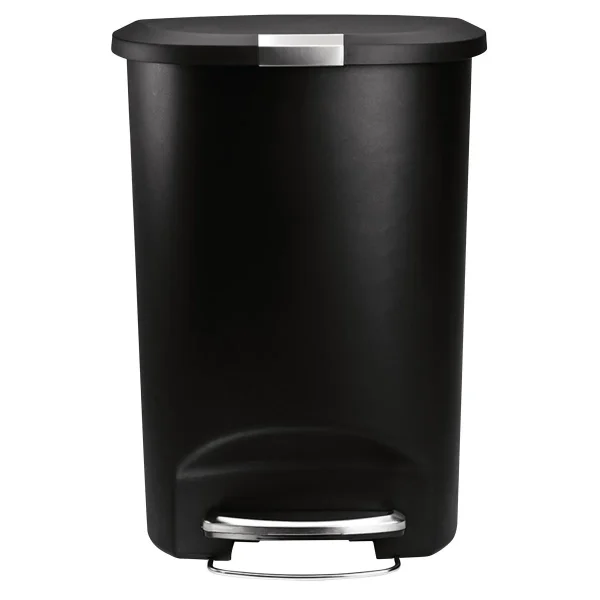 simplehuman 13 gal./50 ltr. Semi-Round Step Trash Can