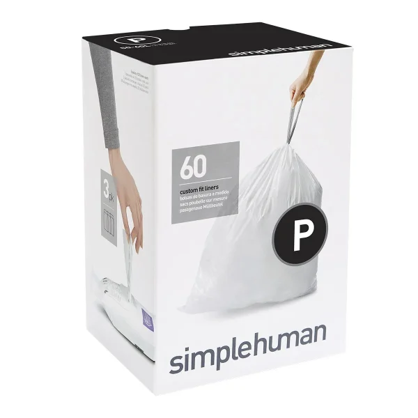 simplehuman 14.5 gal. Trash Bags 50 ltr. P Pkg/60