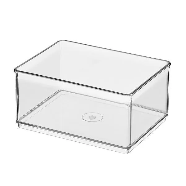 THE HOME EDIT Medium Bin Organizer Clear