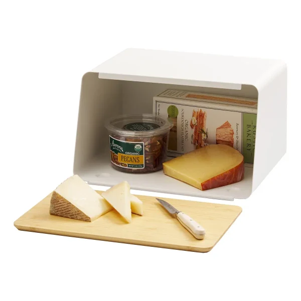 Yamazaki Tower Sliding Door Bread Box