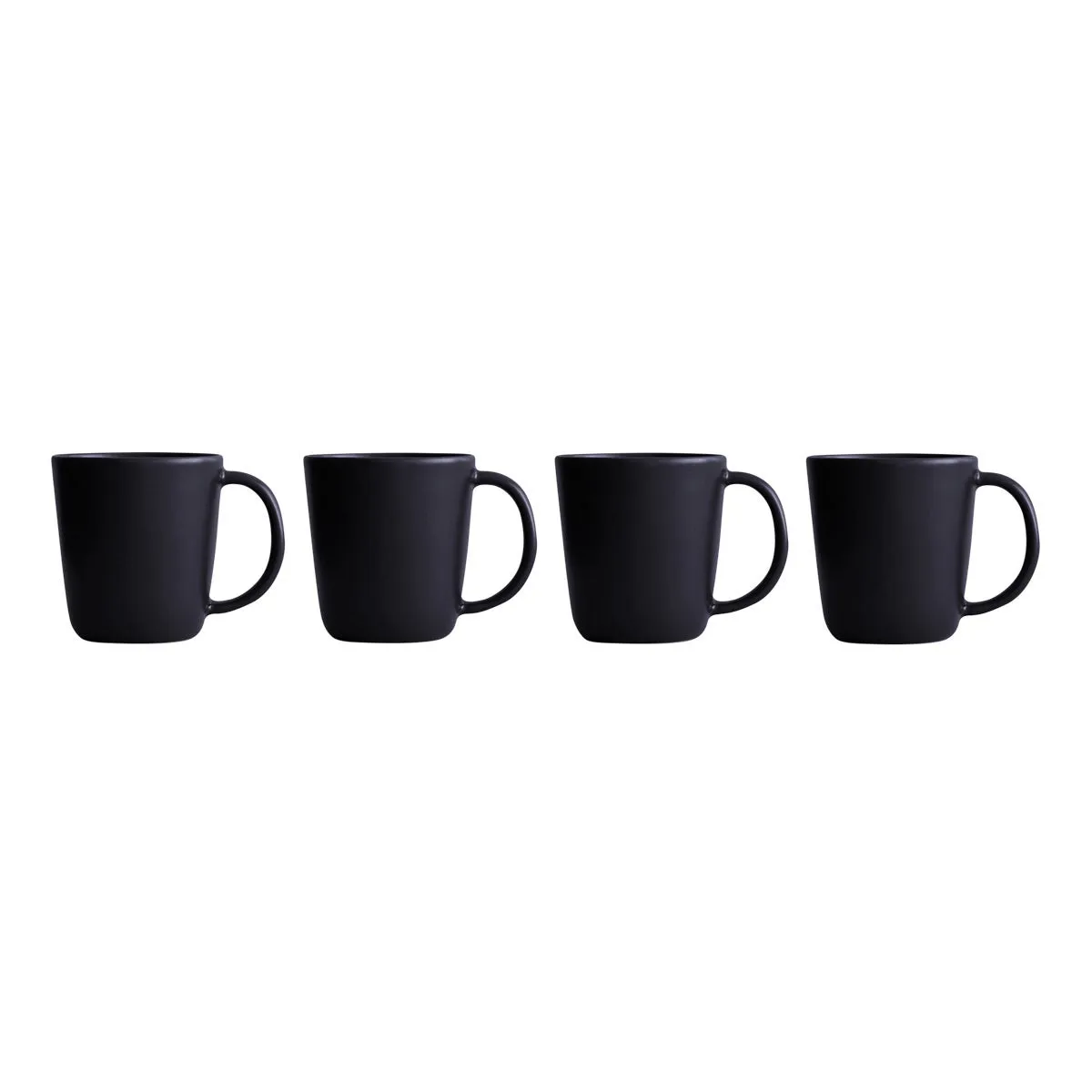 Year & Day 12 oz. Ceramic Mugs Midnight Set of 4