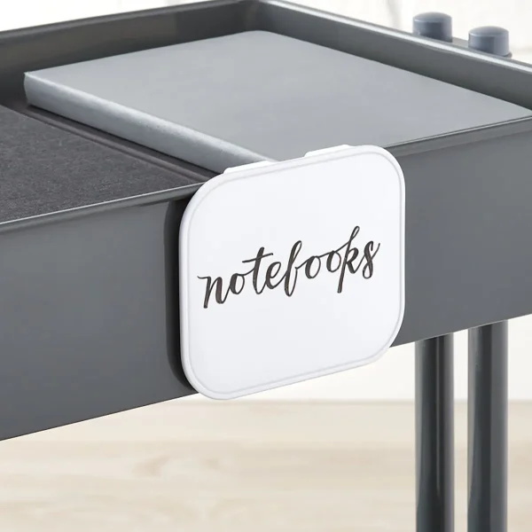 3-Tier Cart Tray Tag with Labels Pkg/3