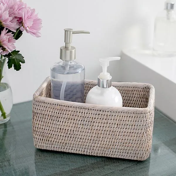 Artifacts Trading Company Petite Basket White Wash