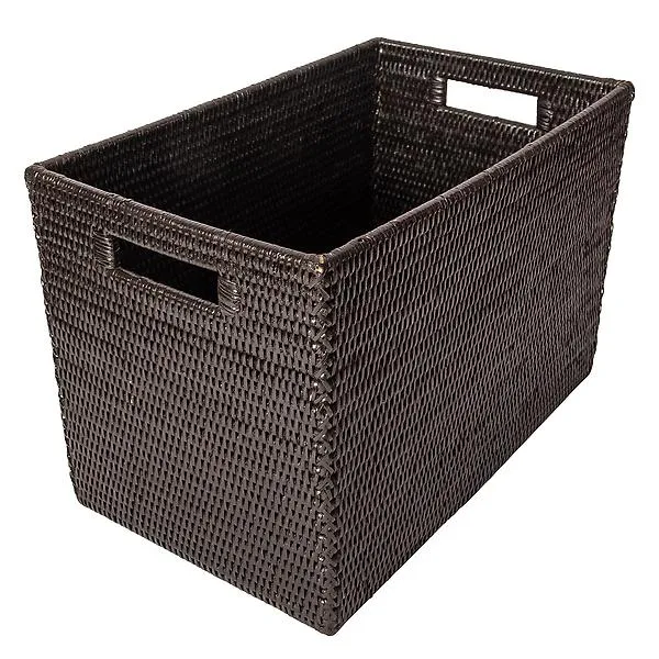 Artifacts Trading Company Rattan Storage Box Tudor Black