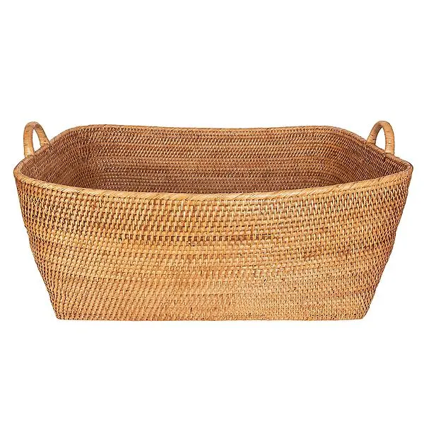 Artifacts Trading Company Saboga Basket Handles Honey Brown