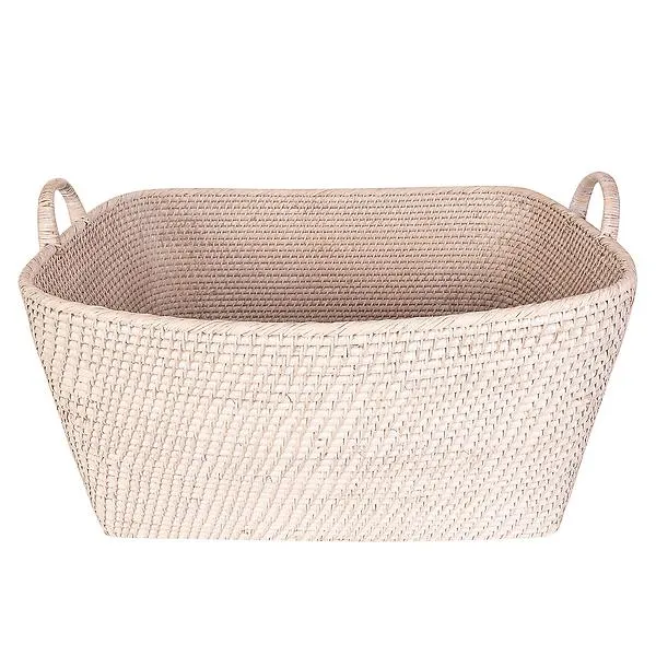 Artifacts Trading Company Saboga Basket Handles White Wash