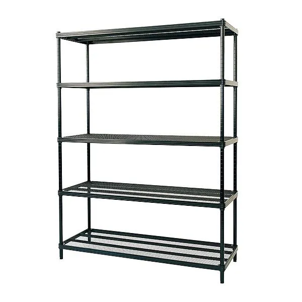 Design Ideas MeshWork Shelving-5 Tier-Black Black