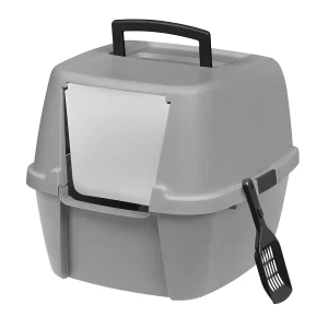 Iris Genie Jumbo Cat Litter Box with Scoop