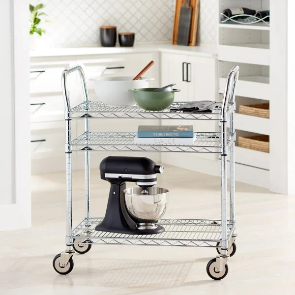 Metro Commercial Industrial 3-Shelf Serving Cart
