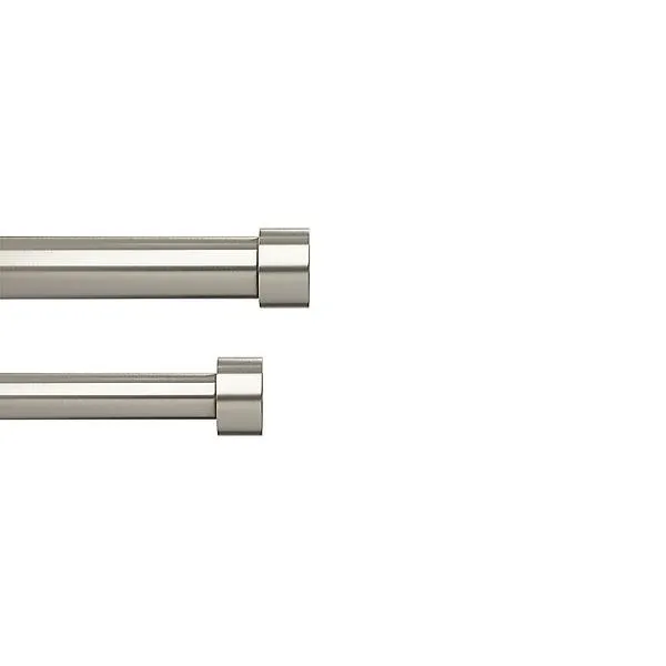 Umbra 66-120 in. Cappa Expandable Curtain Rod Nickel