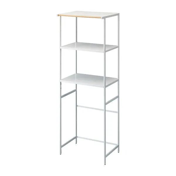 Yamazaki Home Storage Rack- 67-Inch (Fridge) White